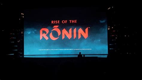 Rise Of The Ronin Release Date Trailer Live Crowd Reaction At The