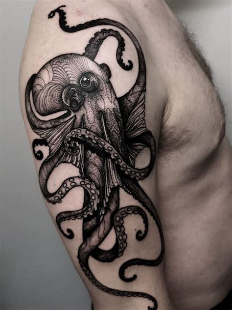 Pin De Eisblumeblumella En Tattoos Tiere Tatuaje De Pulpo En El