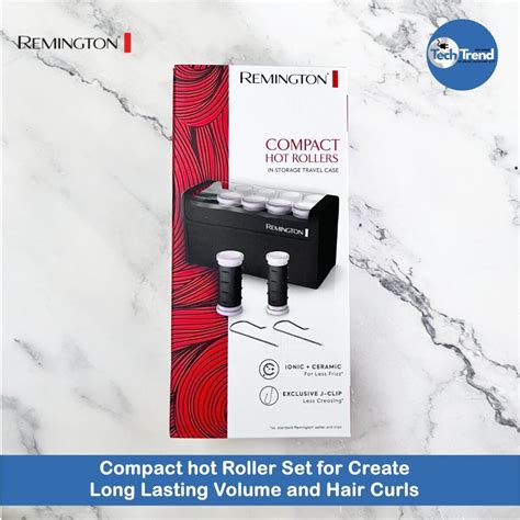 Remington Compact Hot Roller Set For Create Long Lasting Volume And