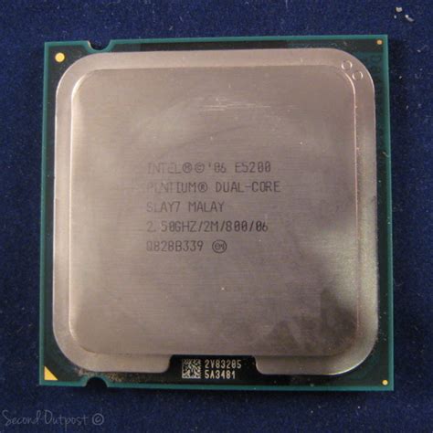 SLAY7 E5200 Intel Pentium 2 5ghz 800 Dual Core LGA775 CPU