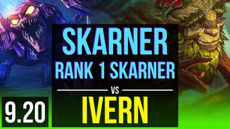 SKARNER Vs IVERN JUNGLE Rank 1 Skarner 2 Early Solo Kills KDA 14