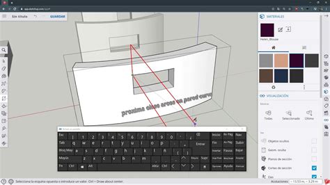 Como Crear Un Hueco O Vano Para Ventana En Pared Curva [sketchup Online] 3 Métodos Curvas En