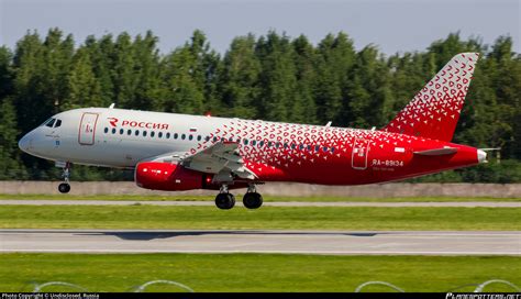 RA 89134 Rossiya Russian Airlines Sukhoi Superjet 100 95B Photo By