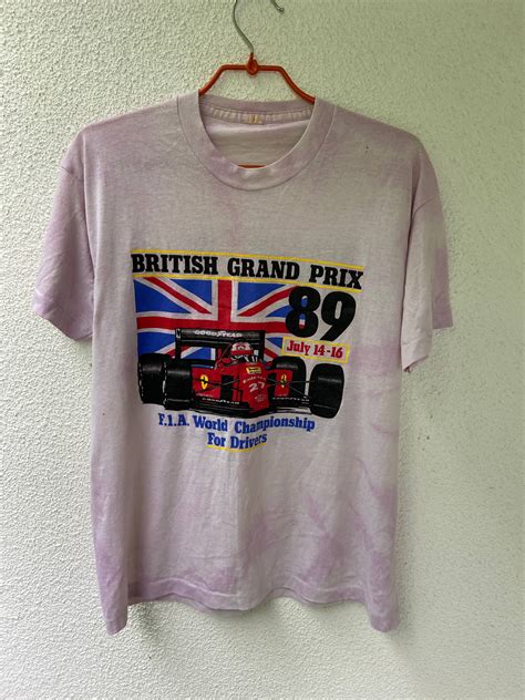 Vintage S Formula Vintage British Grand Prix Ferrari Tshirt