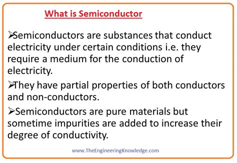 Difference Between Conductor, Insulator and Semiconductor - The ...