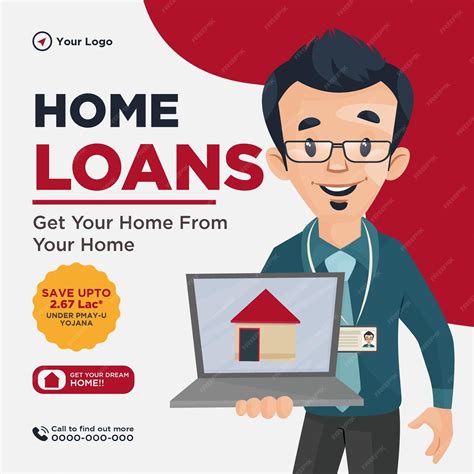 Premium Vector Banner Design Of Home Loans Template