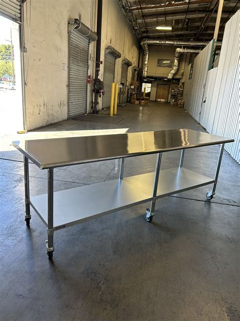 New Stainless Steel Work Tables Prep Tables Nsf Multi Size Available