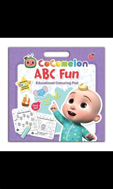 Cocomelon Educational Colouring Pad 興趣及遊戲 手作＆自家設計 文具 Carousell