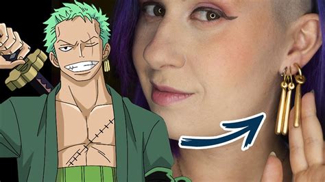 Como Fazer Brincos Do Roronoa Zoro One Piece Cosplay Roronoa