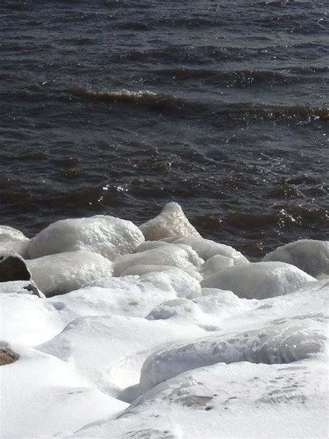 Hintergrundbilder Meer Wasser Rock Ufer Winter Eis K Ste