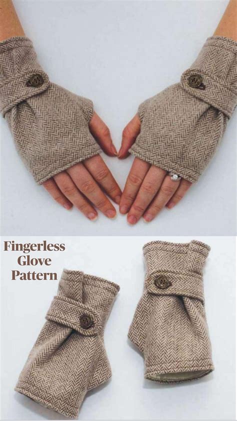 Convertible Fingerless Mittens Free Sewing Pattern Artofit