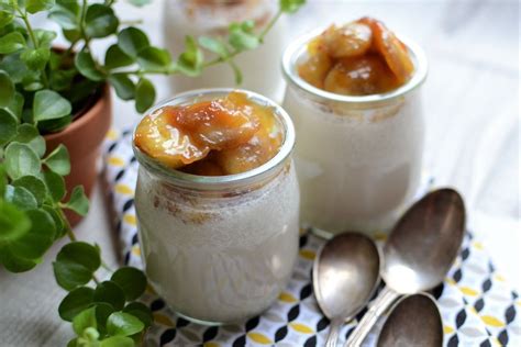 Panna Cotta Lait De Coco Et Banane Hum ça Sent Bon