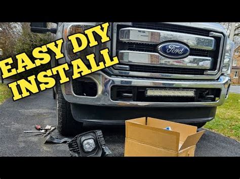 F Fog Light Install Youtube