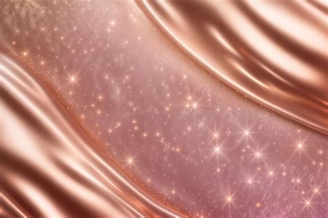 Premium Ai Image Shiny Rose Gold Background Dripping Glitter Texture