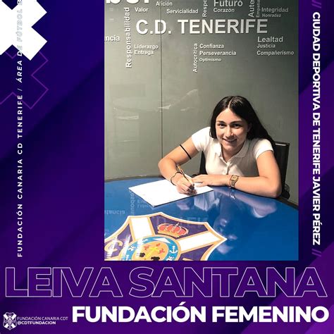 Cd Tenerife On Twitter Rt Cdtfundacion Leiva Santana Se