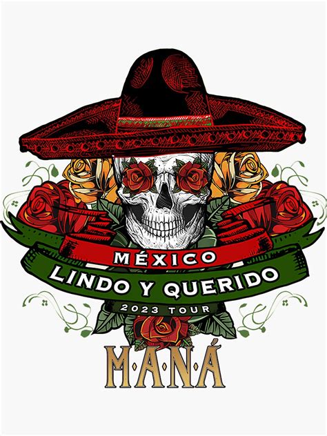 Mana Mexico Lin Do Y Querido Tour Retro Mana Mexico Vintage Skull