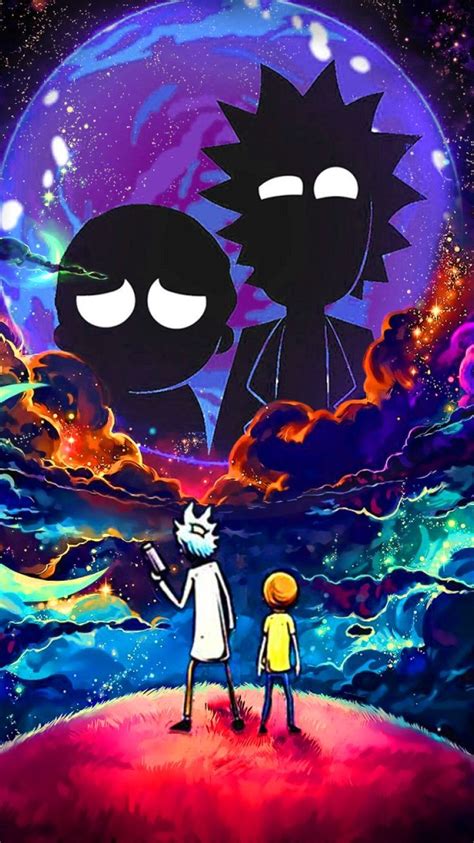 Rick And Morty Iphone Wallpaper 4k Coole Zeichnungen Kiffer Kunst