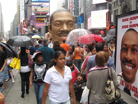 Giant Eddie Murphy Head In Times Square 7508 A Photo On Flickriver