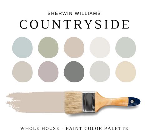 Sherwin Williams FRENCH COUNTRY Color Palette NISH