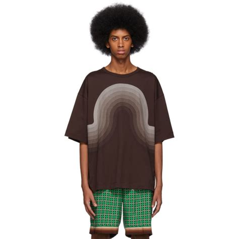 Dries Van Noten Brown Verner Panton Edition Oversized Hoky T Shirt