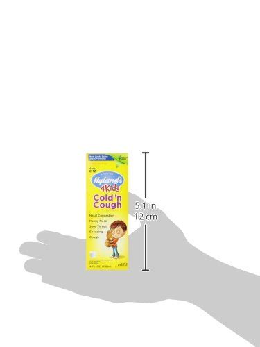 Hylands Cold And Cough 4 Kids Cough Syrup Medicine For Kids