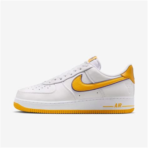 Kobe Bryant X Nike Air Force 1 Low Lakers Home Fz1151 100 Nice Kicks