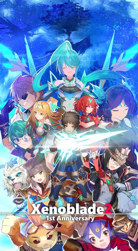 Xenoblade 2 Anniversary Art Gallery