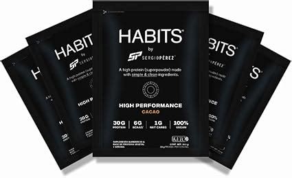 Habits High Performance Sergio P Rez Paquete De Sobre Con G