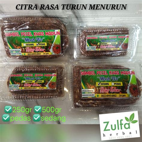 Jual Sambel Pecel Mbah Wo Khas Madiun Gr Bumbu Pecel Kacang