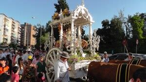 Llegó a la ciudad la hermandad rociera de Sevilla Sur