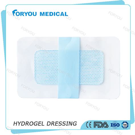 Hydrogel Dressing Supplier Sterile Adhesive Hydrogel Burn Wound