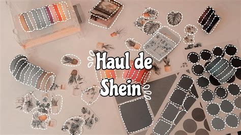 Haul De Shein Papeleria Youtube