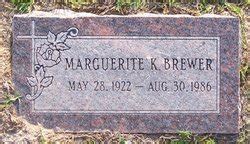 Marguerite Eleanor Kendrick Brewer 1922 1986 Homenaje De Find A Grave