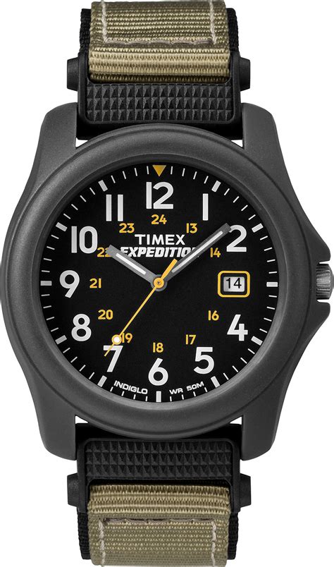 Timex Expedition Camper Mm Men S Olive Green Nylon Strap Quartz