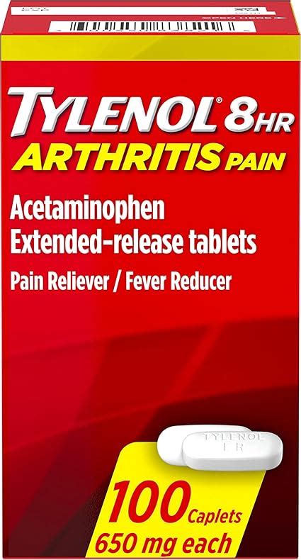 Amazon Tylenol Hour Arthritis Joint Pain Acetaminophen Caplets