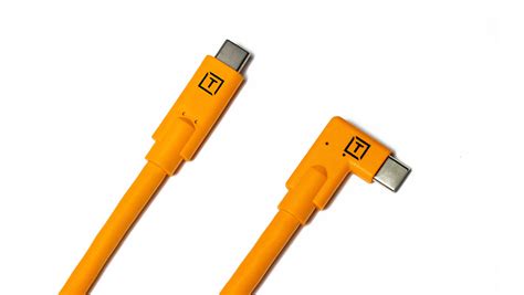 Tetherpro Usb C To Usb C Right Angle Orange Tether Tools Canada