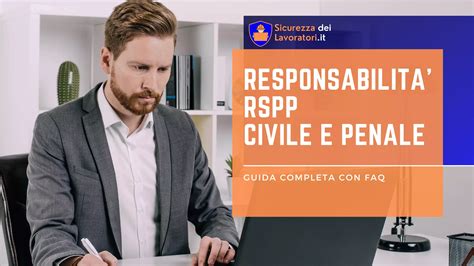 Responsabilit Rspp Civile E Penale Guida Completa Con Faq