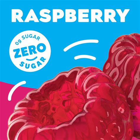 Zero Sugar Raspberry Flavor Gelatin Jell O Products Heinz®