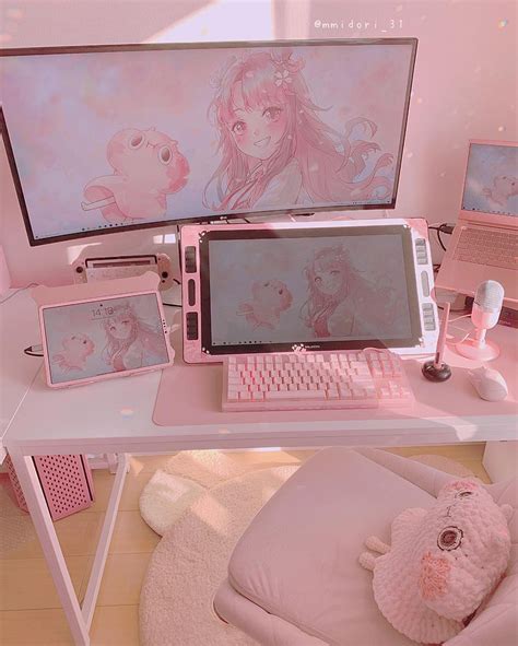 33 Pink Gaming Setup Ideas To Keep Any Gamer Girl Happy Displate Blog