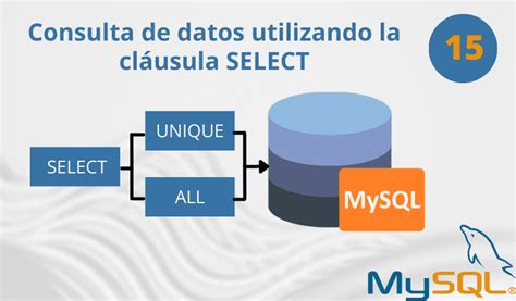 Consulta De Datos Utilizando La Cláusula Select Norvic Software