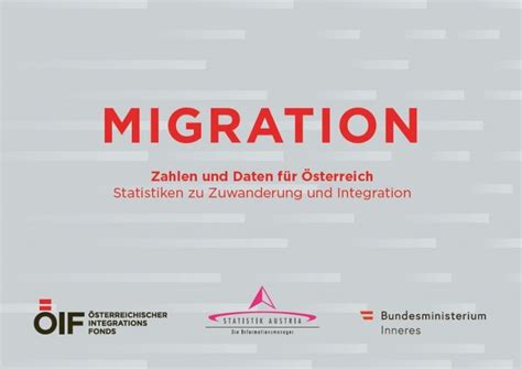 Brosch Re Migration Zahlen Und Daten F R Sterreich