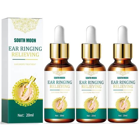 1 3pcs Ear Ringing Relieving Drops Treatment Tinnitus Relief Drops For