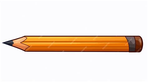 Cartoon Pencil Shaped Number One Illustration | Premium AI-generated vector