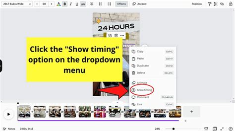 How To Set The Duration Of Text Text Timing In Canva
