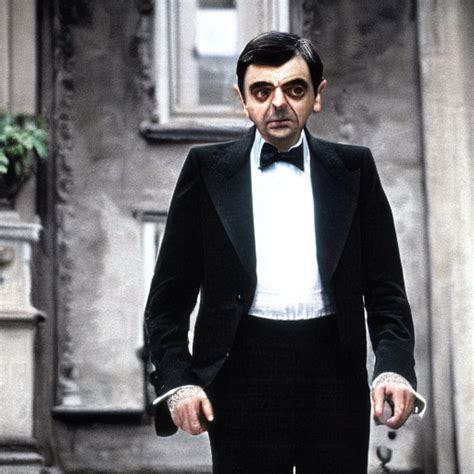 Krea Ai Rowan Atkinson Playing Mr Bean In The Seminal Scen