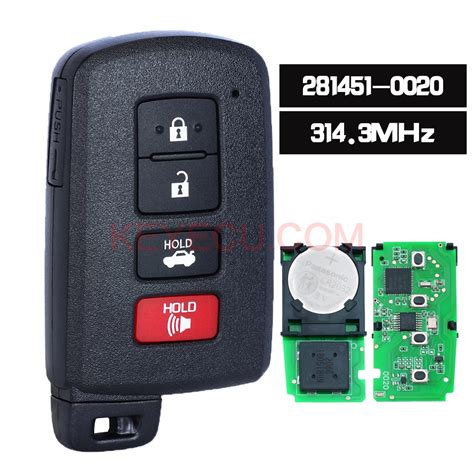 Board ID 281451 0020 G Smart Remote Key 2 1 Button Fob 314 3MHz For