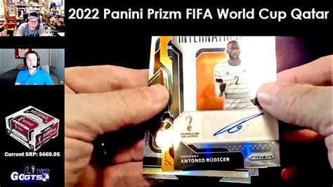 Box Break Panini Prizm Fifa World Cup Qatar Soccer Cards