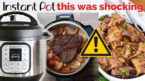 Do NOT Use The INSTANT POT As A SLOW COOKER Instant Pot Vs Crock Pot R