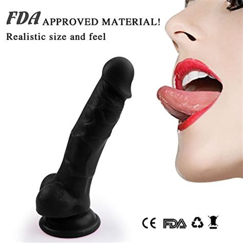 Realistic Ultra Soft Dildo For Beginners With Flared Suction Cup Base