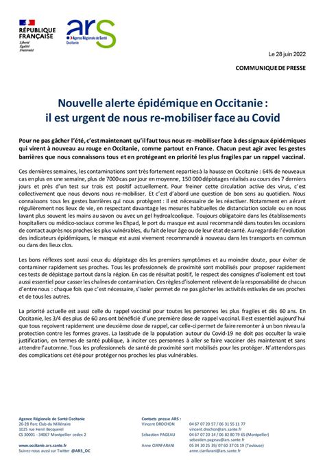 Chu De Montpellier On Twitter Rt Ars Oc Covid Nouvelle Alerte